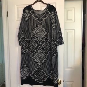 Plus knit dress